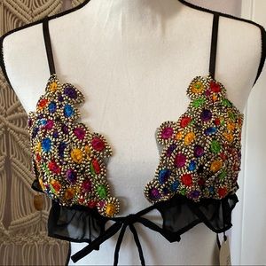 Her pony festival peacock top